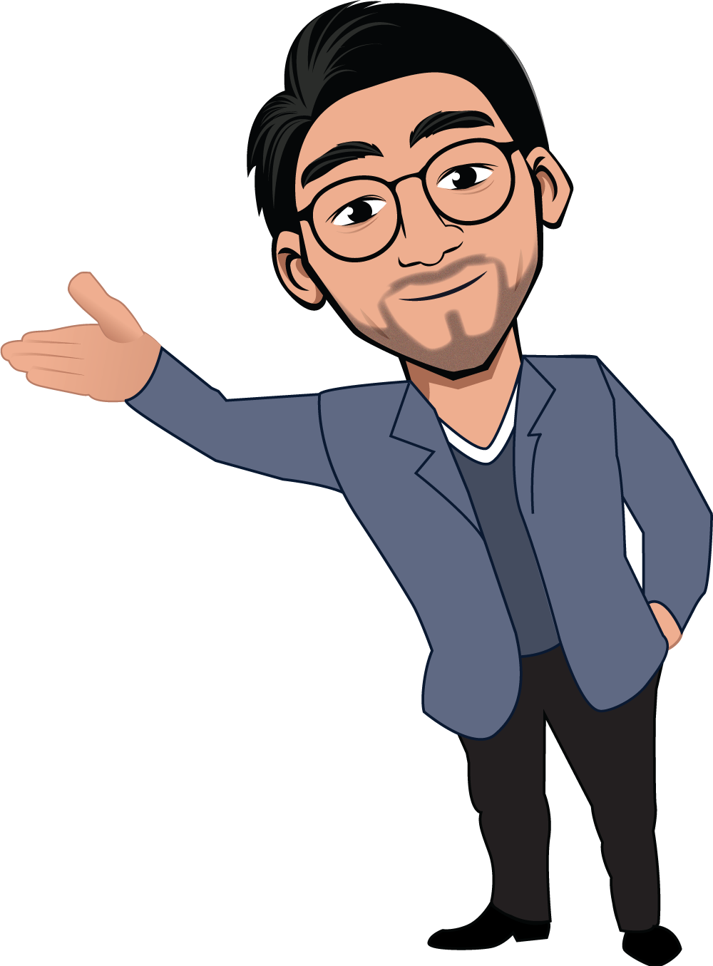 Dhawal Shah caricature