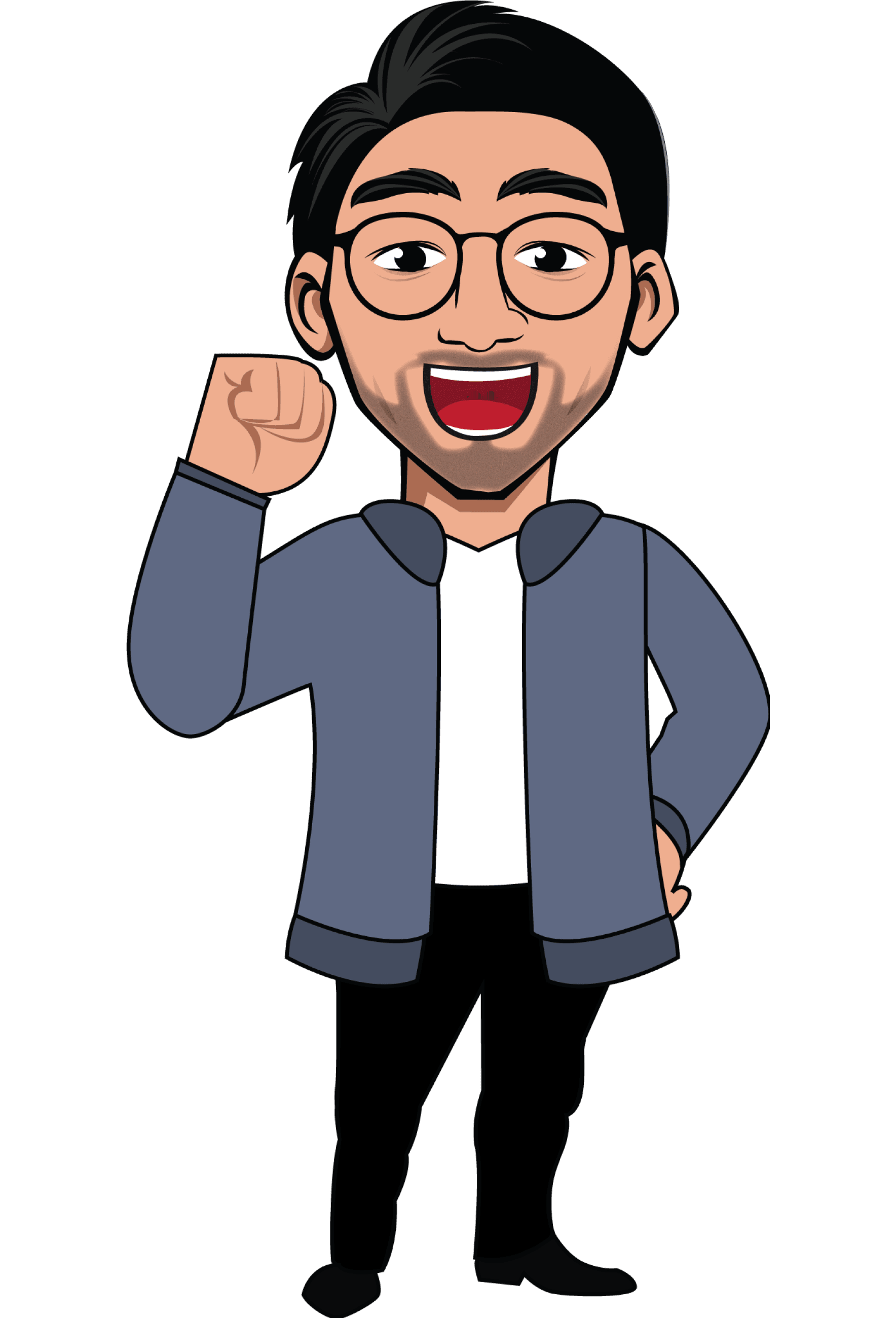 Dhawal Shah caricature illustration