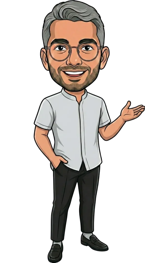 Dhawal Shah caricature