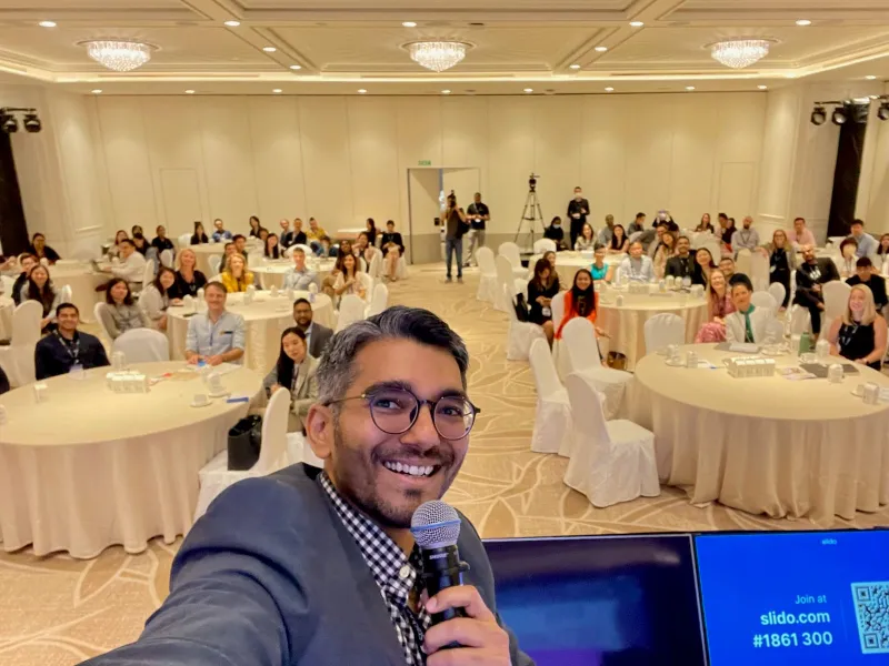 Dhawal Shah chairing the Programmatic Pioneers Summit Asia