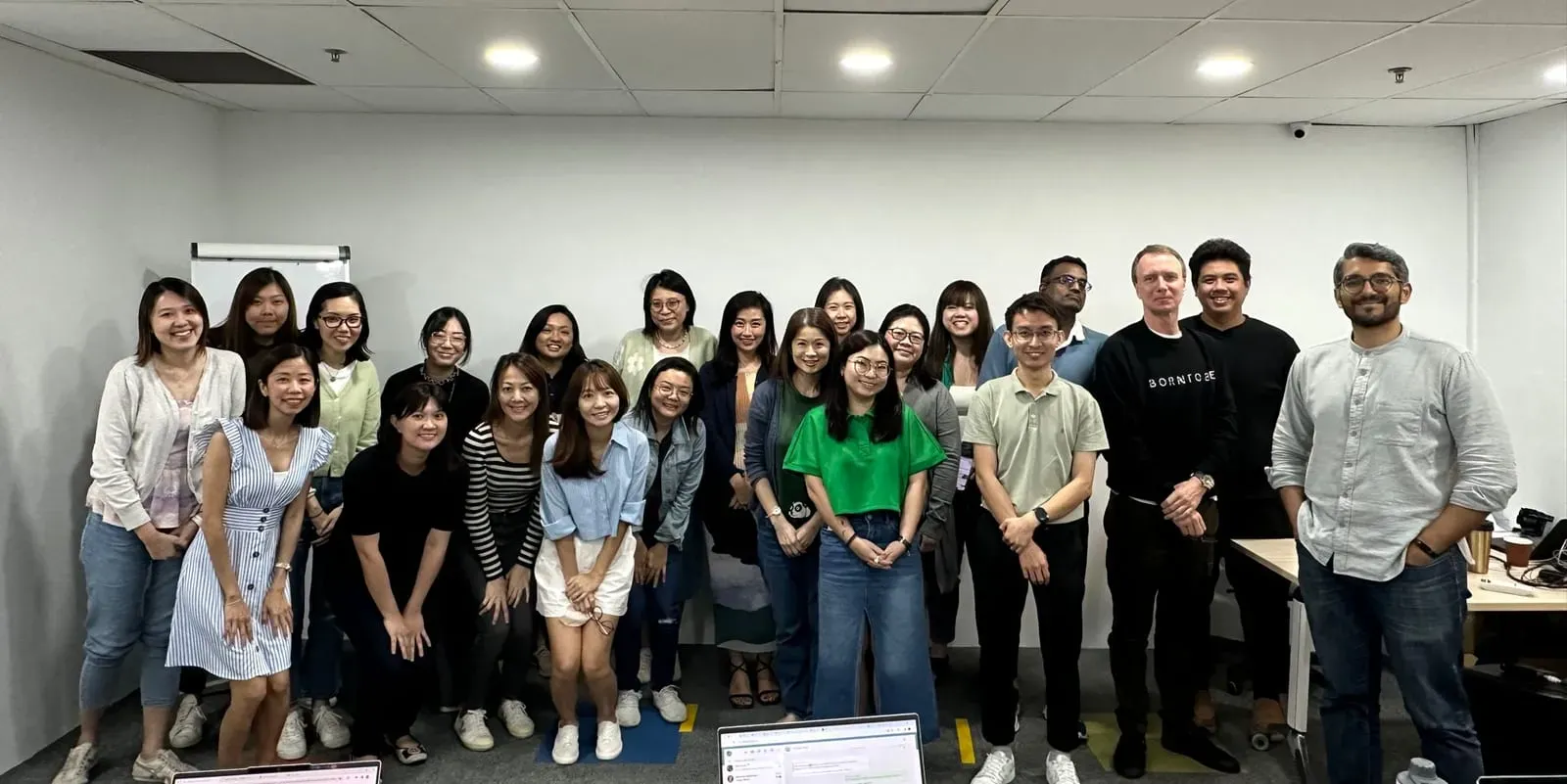 Class photo after completing training